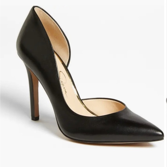 Jessica Simpson Shoes - Jessica Simpson Shiny Black Pumps